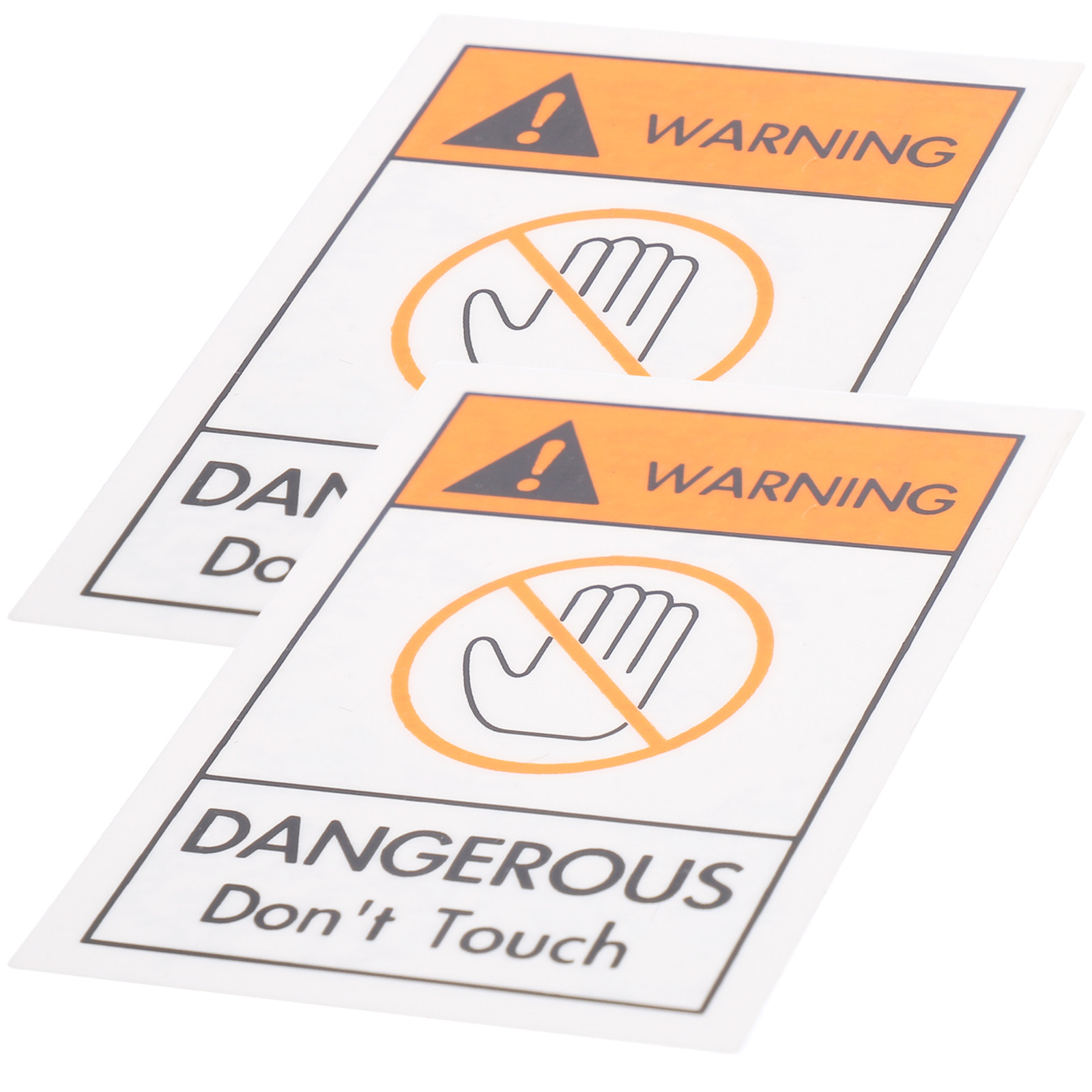 2 buah stiker peringatan kesel - Heavy Equipment Warning Sign ulasan dan harga