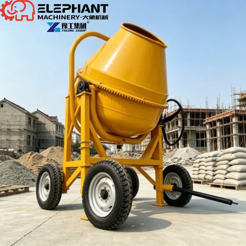Mixer Beton Portabel 350L, Ran - Heavy Equipment Mixer ulasan dan harga