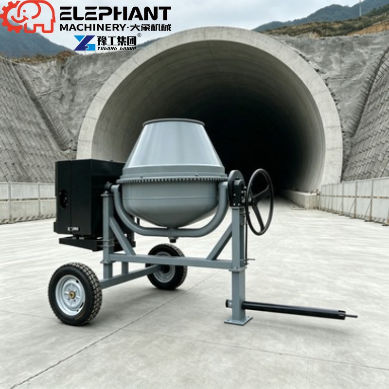 Mixer Beton Portabel 350L, Ran - Heavy Equipment Mixer ulasan dan harga