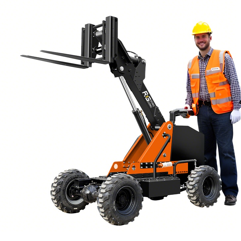 1 Ton 1.5 Ton CE 4-Wheel Drive - Electric Forklift ulasan dan harga