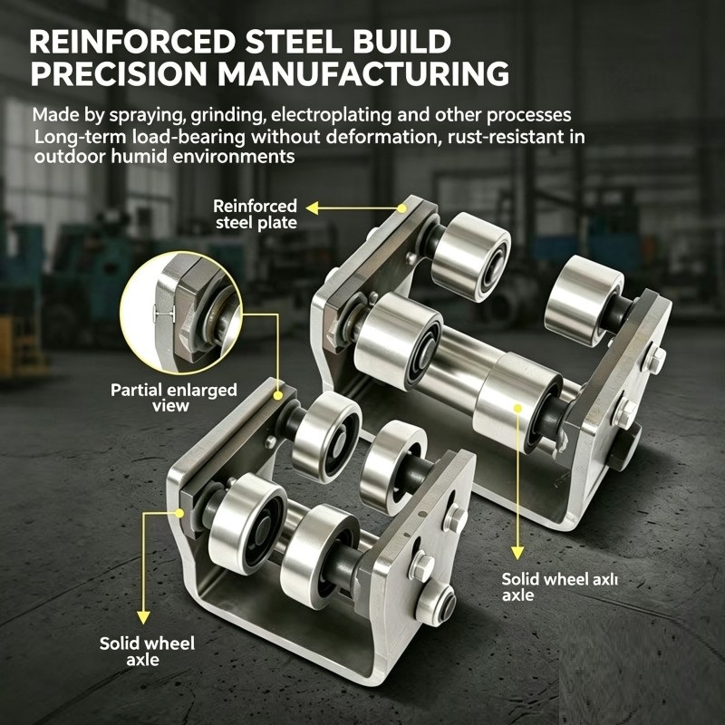 Roller Troli Rel I-beam Berat, - Heavy Equipment Guide ulasan dan harga