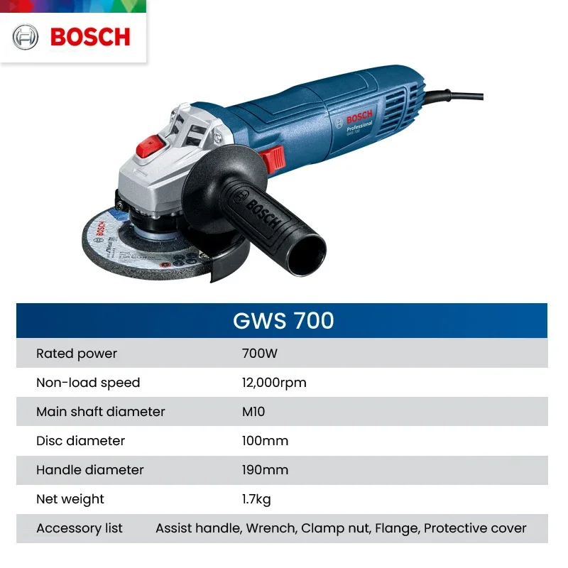 Bosch GWS 700 Mesin Gerinda Su - Heavy Equipment And Machinery ulasan dan harga