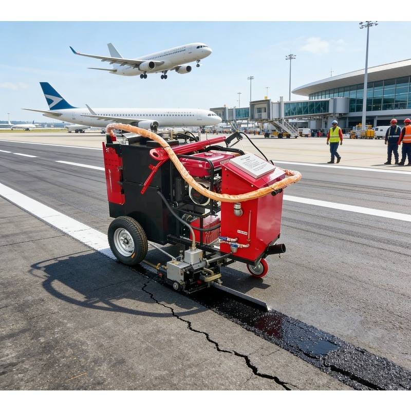 Mesin Penyegel Retak Jalan Efi - Road Crack Sealing Machine ulasan dan harga