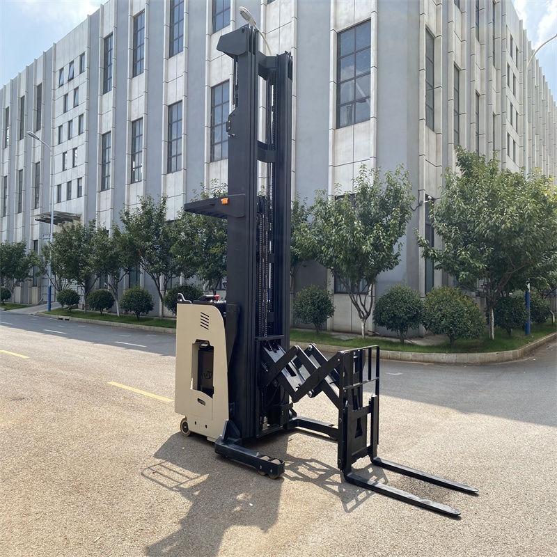 Truk Reach Stacker Baterai Lis - Electric Forklift ulasan dan harga
