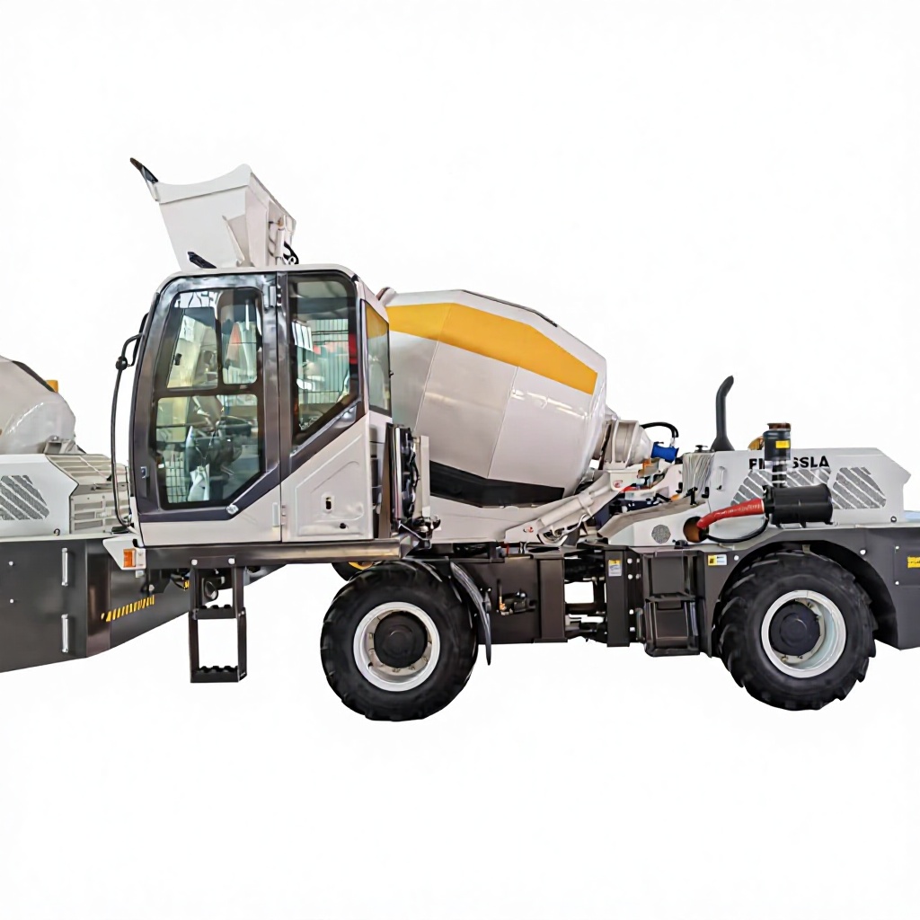 Truk Mixer Beton Self Loading  - Heavy Equipment Mixer ulasan dan harga