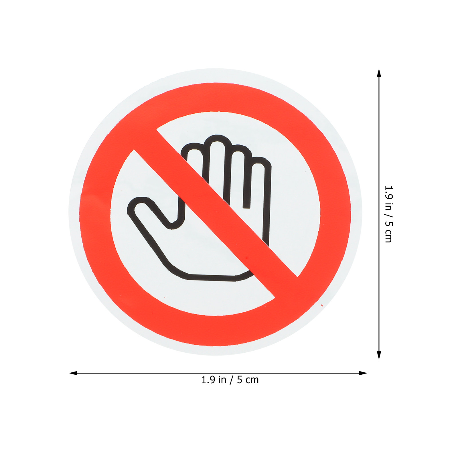 10 buah Stiker Peringatan Viny - Heavy Equipment Warning Sign ulasan dan harga