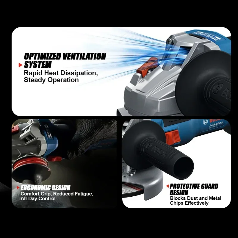 BOSCH GWS 18V-8 Mesin Gerinda  - Heavy Equipment And Machinery ulasan dan harga