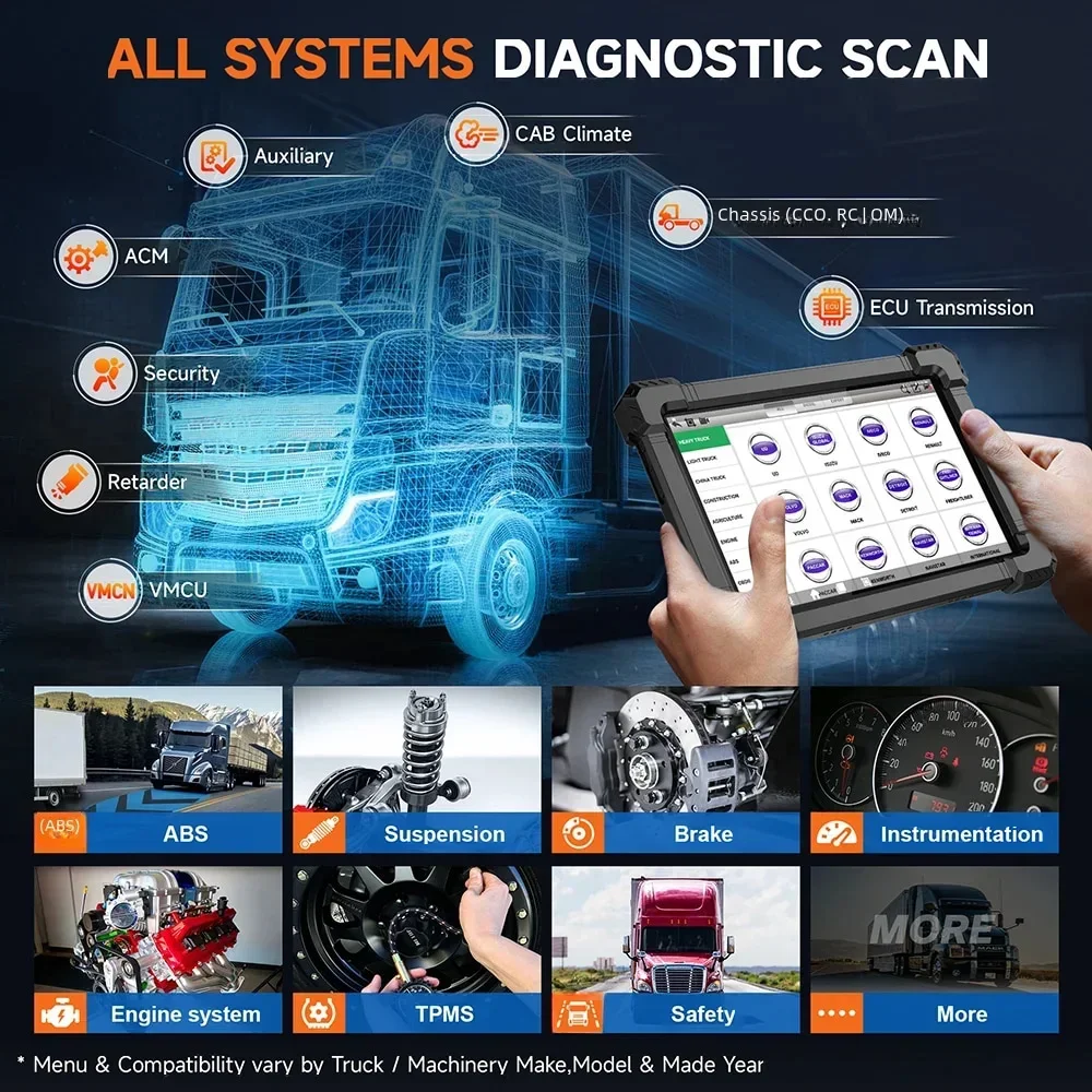 ANCEL X7 HD Alat Diagnostik Tr - Heavy Equipment Diagnostic Tool ulasan dan harga