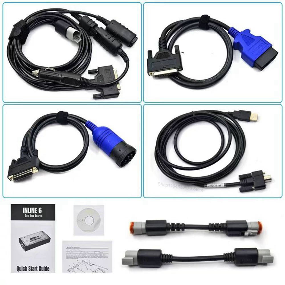 INLINE 6 V8.7 V7.62 Data Heavy - Heavy Equipment Diagnostic Tool ulasan dan harga